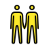 men holding hands